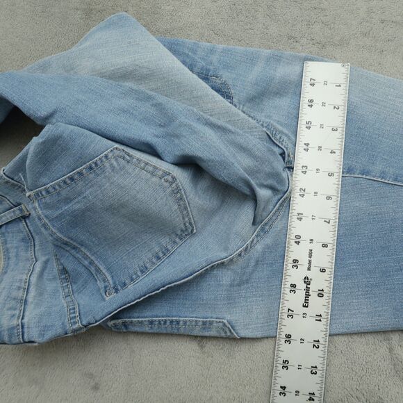 D. Jeans Women's Size 14 Blue High-Rise Straight Denim 31" Inseam Stretch - Picture 7 of 16